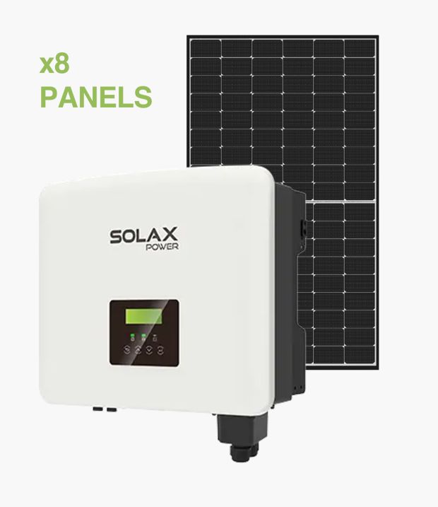 Solax solar power panels and inverter system