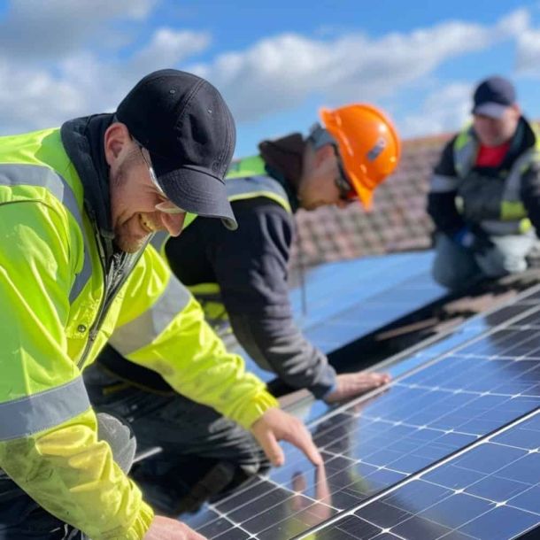 Solar installation on roof